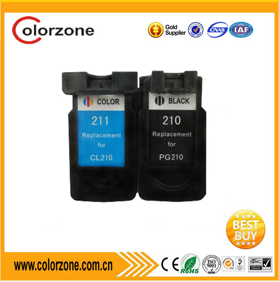 High quality compatible ink cartridges for canon 210/ 211 